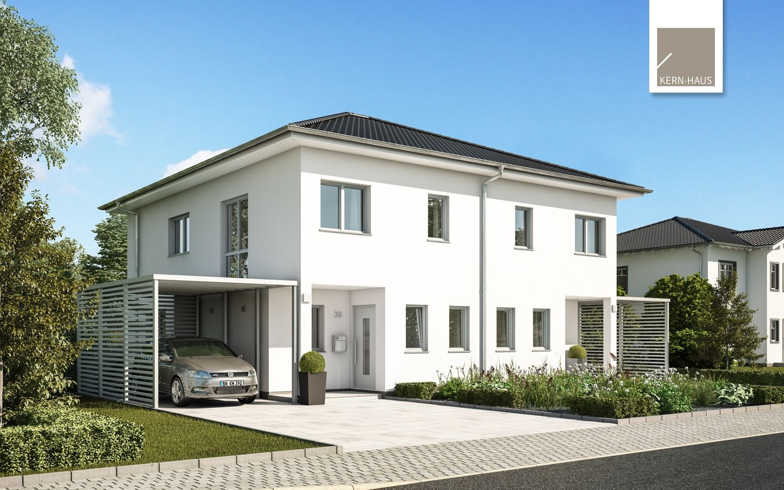 Doppelhaus Linus | Kern-Haus AG | Grundriss & Bilder